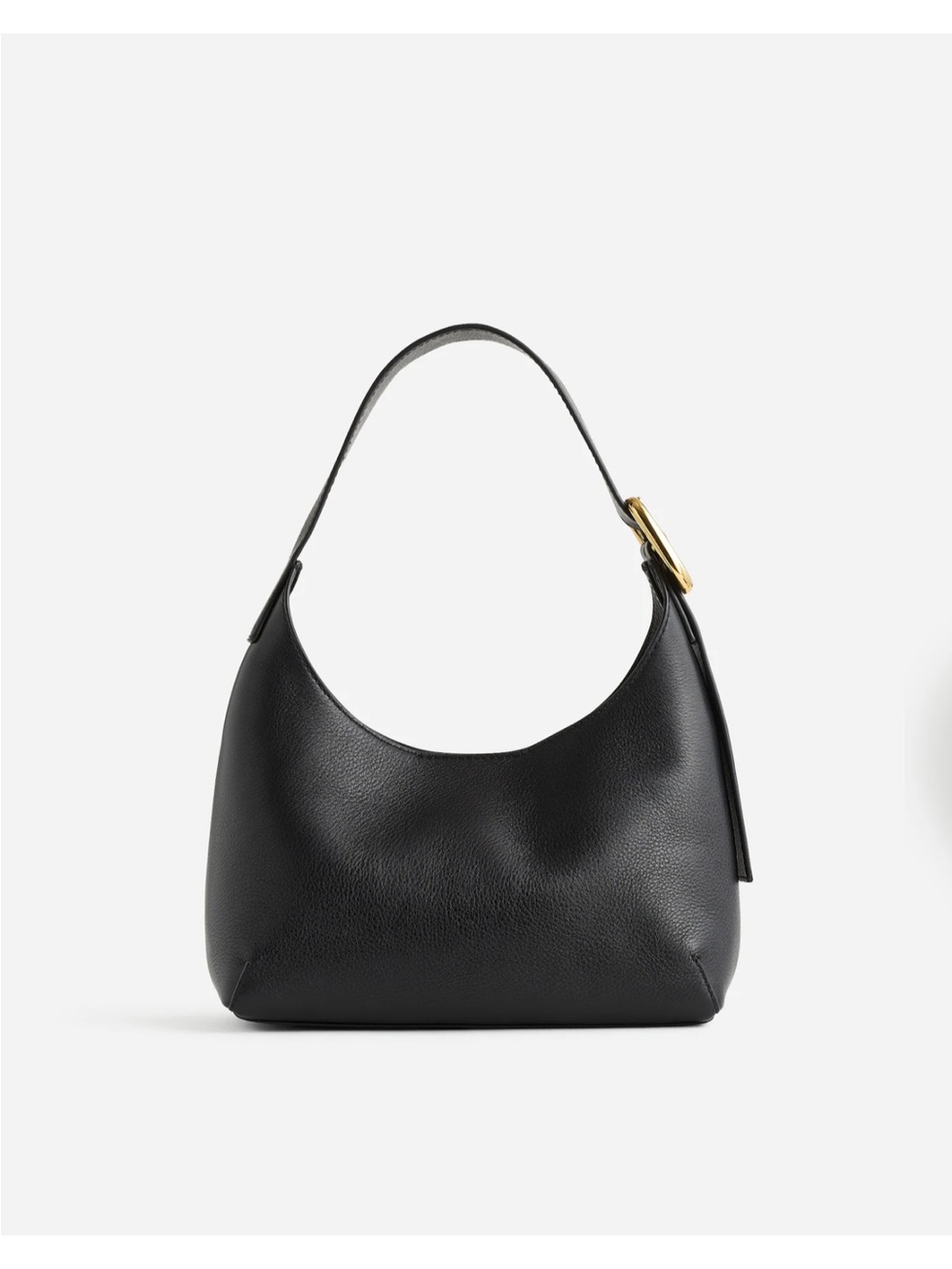 Madewell The Sculptural-Buckle Shoulder Bag